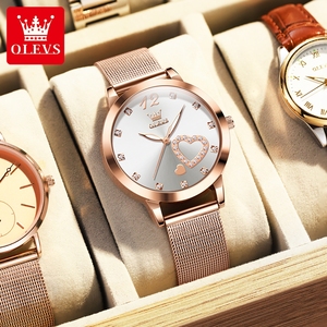 Venta caliente <span class=keywords><strong>marca</strong></span> OLEVS reloj 5189 relojes populares para mujer movimiento de cuarzo de <span class=keywords><strong>buena</strong></span> calidad 3ATM reloj impermeable para mujer - Product Image 1