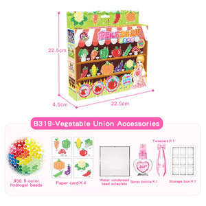 Perles d'eau magiques <span class=keywords><strong>Aqua</strong></span> Ball DIY, ensemble de jouets de décoration faits à la main, grandes perles magiques, perles d'eau Perler, perles collantes, jouet éducatif pour enfants - Product Image 6