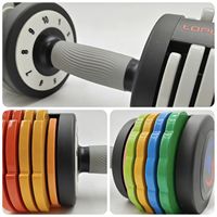 En stock : Équipement de fitness, ensemble de poids de gym, haltères réglables pour la musculation, haltères réglables personnalisés