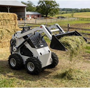 Compact <b>Stand</b>-on Mini Loader Good Quality High Power and High Efficiency Skid Steer Loader with D1703 <b>Engine</b> - Product Image 6