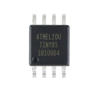 Microcontrôleur AVR 8 bits <span class=keywords><strong>ATTINY85</strong></span>-20SU, module compact pour projets DIY, 20 MHz, boîtier <span class=keywords><strong>SMD</strong></span> SOIC-8, fabriqué en Thaïlande - Product Image 1