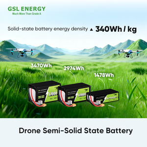 Batterie au lithium-ion semi-solide GSL ENERGY 51,8 V 67 Ah 3470,6 Wh 10C pour drone, agriculture, <span class=keywords><strong>logistique</strong></span>, FPV - Product Image 6