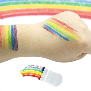 Краски для тела и лица с логотипом на заказ, 6 цветов, для футбольных и спортивных мероприятий, вечеринок, боди-арта - Product Image 2