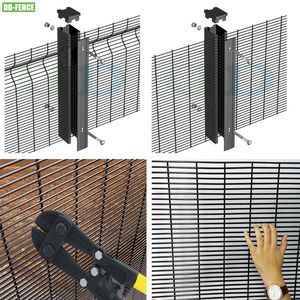 Valla de Alta Seguridad 358 Anti-escalada, Panel de Malla de Alambre Soldado Clearview, Acero Galvanizado, para Perímetros Exteriores de Ranchos, Prisiones y Aeropuertos - Product Image 5