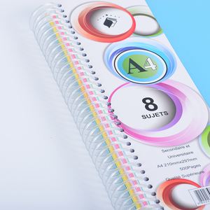 Cross-Biên Giới Cung Cấp A4 Tiêu Chuẩn Quốc Tế Kích Thước Đầy Màu Sắc Thời Trang Phù Hợp Với Màu Sắc Pháp Dòng Bên Trong Trang Thiết Kế Xoắn Ốc Máy Tính Xách Tay - Product Image 3