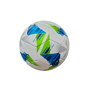 <span class=keywords><strong>Ballon</strong></span> <span class=keywords><strong>de</strong></span> Football Bleu Vert Cousu à la Machine Léger Taille 5 pour Entraînements et Matchs en Intérieur/Extérieur - Product Image 2