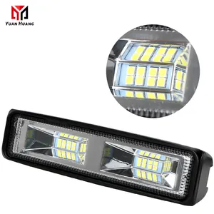 Barra de luz LED de trabajo para coche, foco de 7 pulgadas, 12-24V, para motocicleta, camión, Tractor, luz de trabajo, Bombilla superbrillante