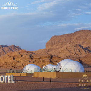 Outdoor luxury pvc igloo geodetica Dome house hotel glamping <span class=keywords><strong>dom</strong></span> de lujo glamping con bano Dome Tent - Product Image 6