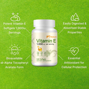 Naturale vitamina <span class=keywords><strong>E</strong></span> 1000IU Softgel capsula nuovo prodotto per la salute degli adulti integratore antiossidante di manutenzione visione Anti-fatica - Product Image 5