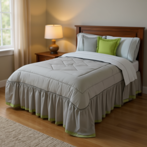 Ensemble de couette double Polo en coton, 3 pièces, pour toutes les saisons, literie pour la maison, style uni - Product Image 2