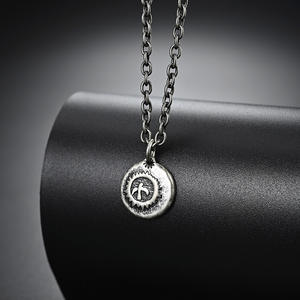 Takahashi Flying Bird Pendant <b>Titanium</b> Steel Necklace Unisex Street Style Sweater <b>Chain</b> Irregular Geometric Design - Product Image 4