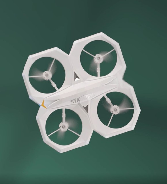 HOSHI M46 RC Drone for Kids Protective Design Height Hold Function Cool Light Dron Toys Christmas Gift