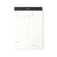 Impression personnalisée Établissement d'objectifs de productivité Journal Tâches quotidiennes Planificateur Bloc-notes quotidien