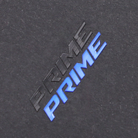 Autocollant d'étiquette en métal thermique auto-adhésif imperméable à l'eau conception métallique 3D logo en relief en vinyle autocollant en métal pour bouteille de parfum