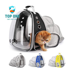Top One Custom Logo Airline Aprobado para Cat Carrying Bag Comfort Air Mesh Fabric Mochila portátil para mascotas para entretenimiento deportivo - Product Image 1