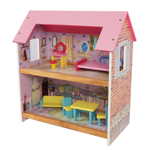 <span class=keywords><strong>Casa</strong></span> <span class=keywords><strong>de</strong></span> Muñecas Miniatura al por Mayor para Niñas con Muebles Pequeños, Regalo para Niñas - Product Image 1