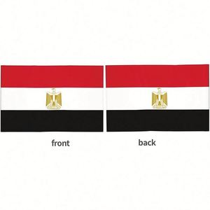 ธงติดกระจกรถยนต์ลายธงชาติอียิปต์ ผลิตจากโพลีเอสเตอร์ ขนาด 12x18 นิ้ว สำหรับตกแต่งรถยนต์โดยตรงจากผู้ผลิต - Product Image 3