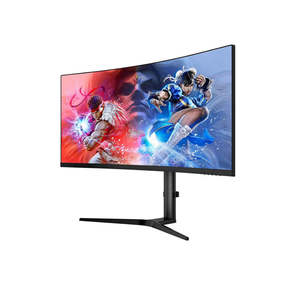 Monitor curvo de gran tamaño de 34 pulgadas al por mayor de alta calidad 3440*1440P 5K 144Hz Monitores de juego ultra anchos con interfaz tipo C - Product Image 4