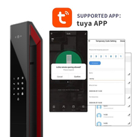 BBDHOME Déverrouillage à distance à écran intégré Tuya WiFi Serrure de porte électronique intelligente numérique avec caméra