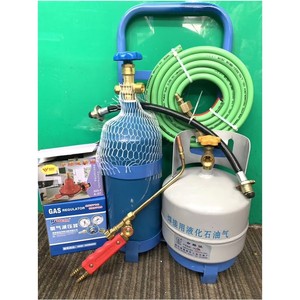 Torche de soudage 4L, mini kit de soudage oxy-acétylène double usage, outil de soudage et de découpe pour tuyaux de cuivre de réfrigération et de climatisation - Product Image 2
