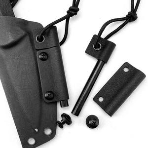 Couteau K <span class=keywords><strong>gaine</strong></span> étincelante tige pince magnésium tige <span class=keywords><strong>gaine</strong></span> pince extérieur transport pince accessoires étincelant pierre silex - Product Image 2