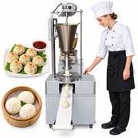 Machine à faire des momos entièrement automatique, haute productivité, pour la fabrication de baozi farcis à la vapeur, usage commercial et domestique