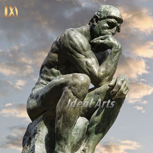 Decoración al aire libre grande el beso bronce pareja arte escultura después de Auguste Rodin estatua - Product Image 6