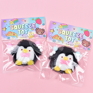 Jouet Squishy Pingouin Mignon en TPR, Vente en Gros Usine, Jouet Anti-Stress Doux et Collant, Unisexe, Fabriqué au Zhejiang pour Enfants et Adultes - Product Image 2