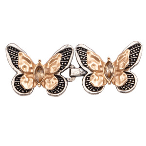 Botón para ajustar la cintura en forma de mariposa con cierre de diamantes de imitación, desmontable, sin clavos, sin necesidad de coser, botón para ajustar la cintura que - Product Image 3