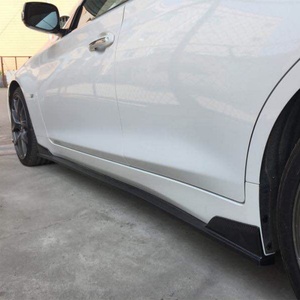 Nuevo Kit de Carrocería de Fibra de Carbono Húmeda Versión EE. UU. 2014-2017 para Infiniti Q50: Parachoques Delantero y Trasero, Faldones Laterales - Product Image 4