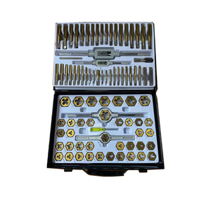 Jeu de tarauds et filières métriques et impériaux en acier allié professionnel, 86 à 110 pièces - Product Image 2