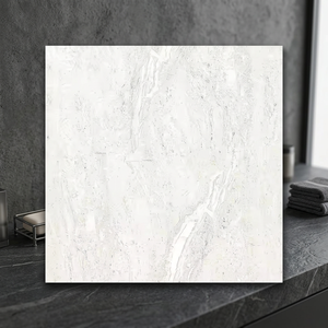 กระเบื้องปูพื้นพอร์ซเลนลายหินอ่อนแบบ Anti Onyx Book Match ขนาด 600x600 มม. ผิวมันเงา - Product Image 5