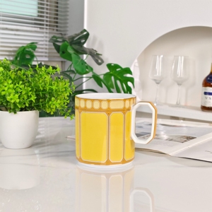 Mug en Porcelaine Fine Européenne de Luxe Moderne pour Thé/Café – Écologique, Idéal pour la Maison et les Cadeaux de Mariage - Product Image 4