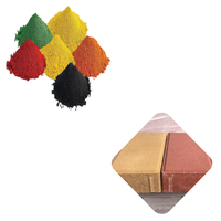 Poudre de pigment d'oxyde de fer pour brique