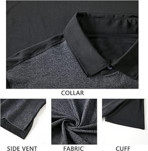 Polo da Golf per sport di squadra da lavoro con Logo personalizzato di alta qualità per uomo Polo semplice Casual ad asciugatura rapida - Product Image 3