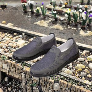 Zapatillas Planas Clásicas y Transpirables para Hombre, Parte Superior de Tela, Suela de PU Suave, Forro de Malla, Zapatos Sin Cordones para Caminar, Mocasines para Hombre - Product Image 3