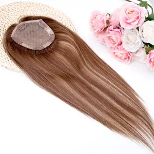 New Arrival Silk Base Hair Topper European Human Hair Topper Silk Base Women Toupee