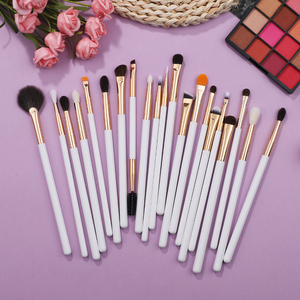 Sang Trọng Bóng Trắng Vàng Mỹ Phẩm Bàn Chải Thiết Lập 32Pcs Mềm Tự Nhiên Tổng Hợp Lông Biểu Tượng Tùy Chỉnh Khuôn Mặt + Mắt Hoàn Chỉnh Thiết Lập Bàn Chải - Product Image 4