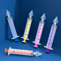 1/2 pièces bébé seringue Silicone aspirateur Nasal Nasal pour bébé infantile sûr laveuse Nasale aiguille Tube nettoyant nouveau-nés nez nettoyant