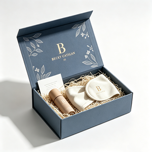 Paquete de Regalo Corporativo Promocional Personalizado para Empleadas, Kit de Bienestar de Lujo Ligero con Antifaz para Ojos y Termo Aislado - Product Image 1