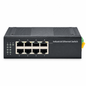 Commutateur Ethernet industriel non géré 8 ports, montage sur rail DIN, 10/100 Mbps, IEEE802.3AF/AT, IP40, PoE, commutateur réseau industriel - Product Image 3