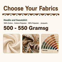 Hoodie Tapestry Kustom Katun Poliester Jacquard Tenun Abstrak Lanskap Pullover Pria Hip Hop Streetwear Fashion