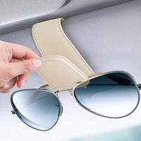 CarFu AC-148 Penjepit Kacamata Magnetik untuk Mobil, Klip Kacamata Hitam Magnet NdFeB, Organizer Kacamata di Sun Visor, Grosir OEM