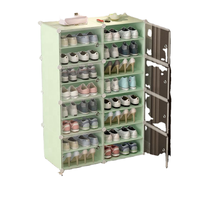 Armoire de rangement moderne à chaussures en plastique à 12 niveaux, 36 paires, organisateur pour chambre, placard, couloir ou entrée, meubles de maison