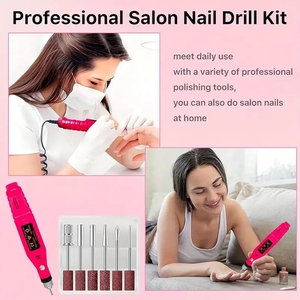 CRYSTALDOMAIN Máy Làm Móng Tay Điện Máy Làm Móng Tay Cắm Di Động Máy Khoan Móng Tay Bút Làm Móng Tay Gel Xay Bộ Dụng Cụ Làm Móng Tay - Product Image 4