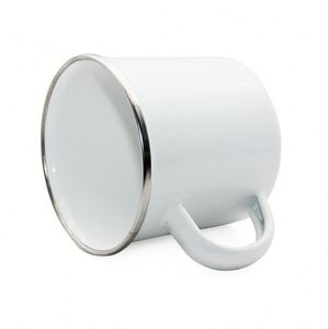แก้วกาแฟเคลือบสีสเตนเลสสตีล ขนาด 12 ออนซ์ สีขาว แก้วน้ำแบบพกพา ปลอดสาร BPA เป็นมิตรกับสิ่งแวดล้อม ดีไซน์ทันสมัย พร้อมหูจับ - Product Image 4