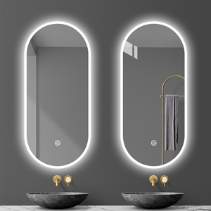 <span class=keywords><strong>Specchio</strong></span> LED Ovale da <span class=keywords><strong>Bagno</strong></span> Retroilluminato con Sensore Touch, Montaggio a Parete per <span class=keywords><strong>Bagno</strong></span> Moderno e Hotel, Vendita all'Ingrosso - Product Image 4