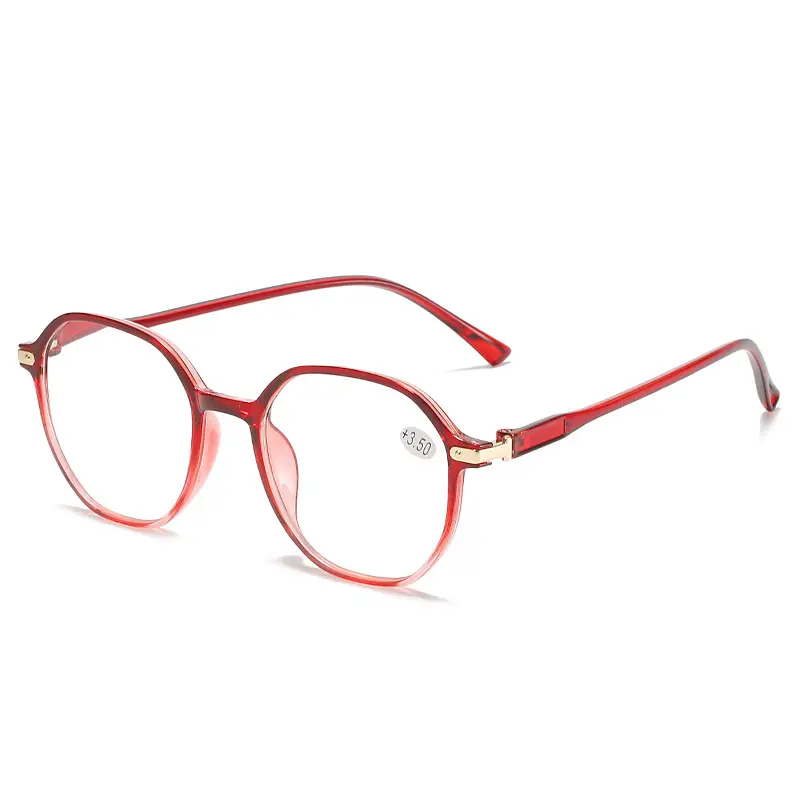 2023 New Fashion Retro Round Frame High Definition Resin Cheap Fancy Reading Glasses Metal Eyewear For Men And Women