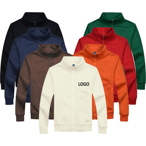 Sweat-shirt à revers zippé pour hommes, poids lourd 500 g/m², sans cordon de serrage, logo personnalisé, sweat-shirt et sweat-shirt surdimensionnés pour hommes - Product Image 1