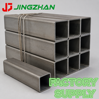 Tube rectangulaire en acier 40x80 S355JR, section creuse structurelle pour cadre de construction, vente en gros, usage industriel